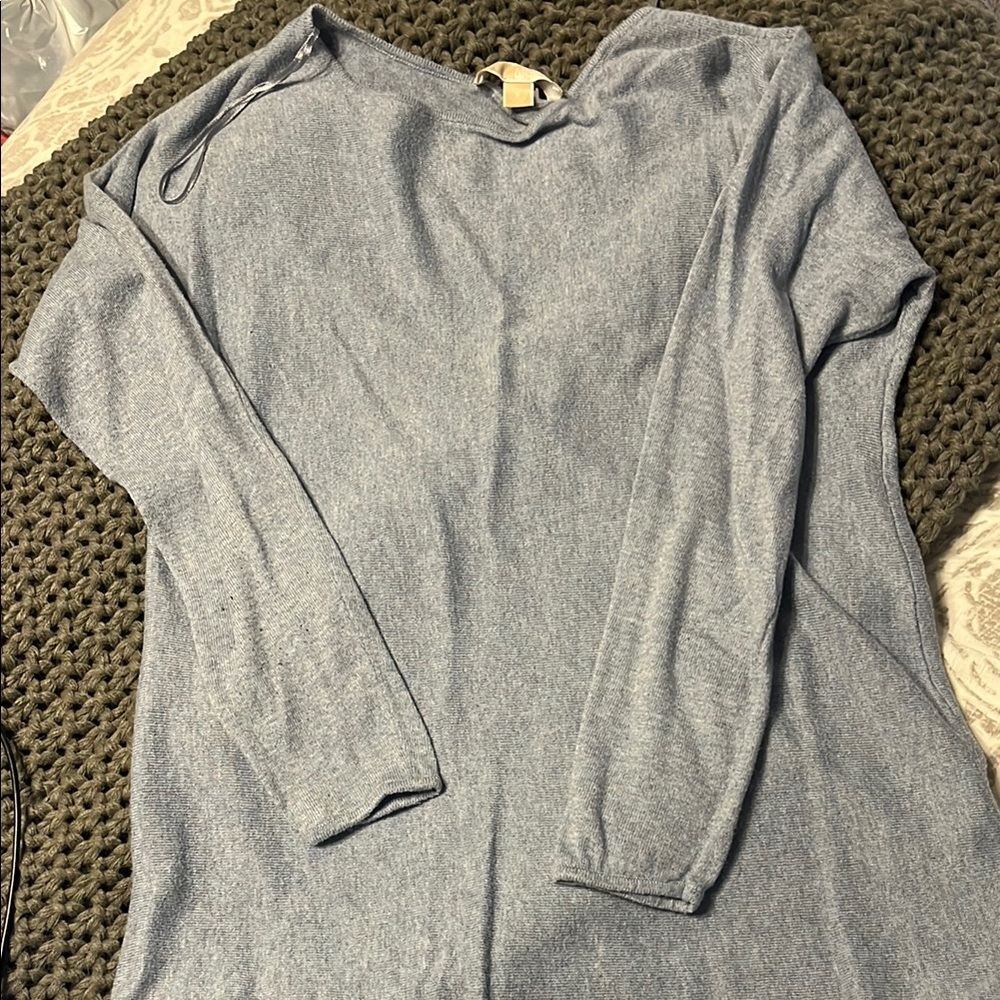 Cozy Light Blue Sweater